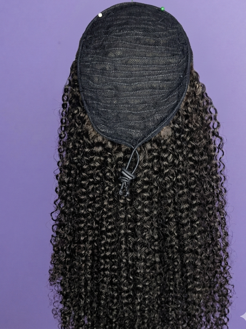 Kinky Curly Drawstring Ponytail