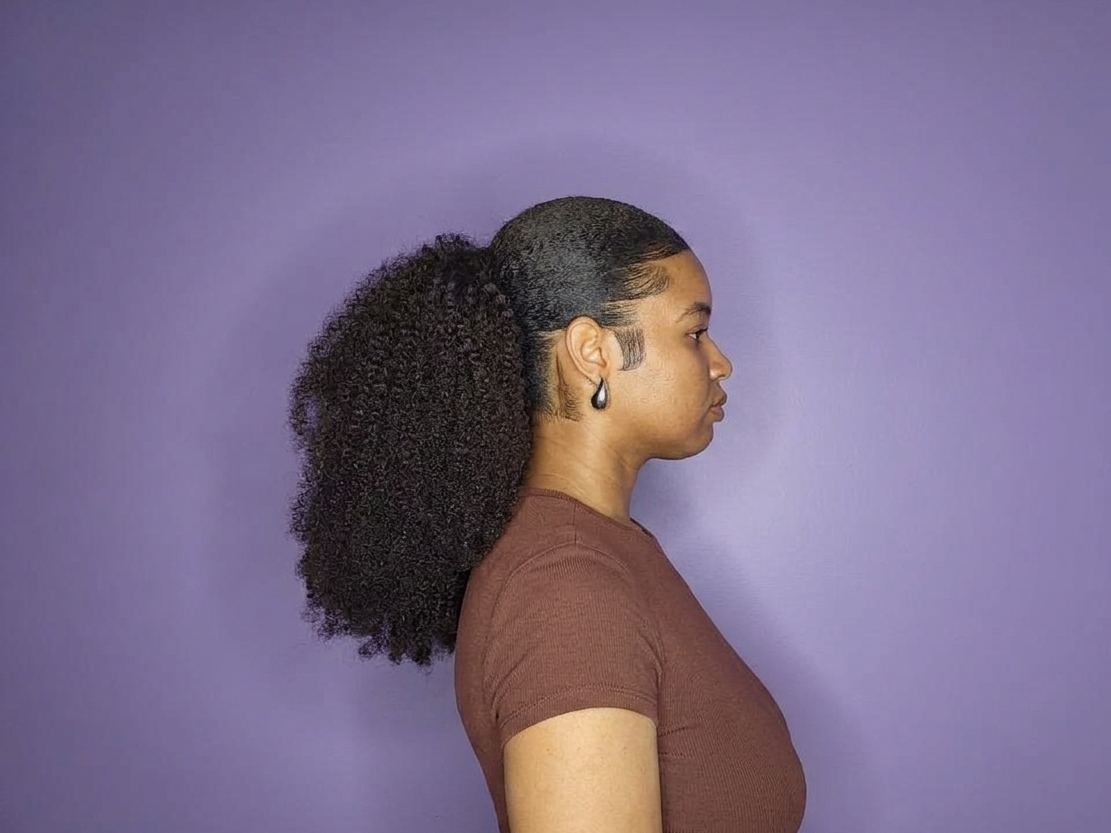 Kinky Curly Drawstring Ponytail